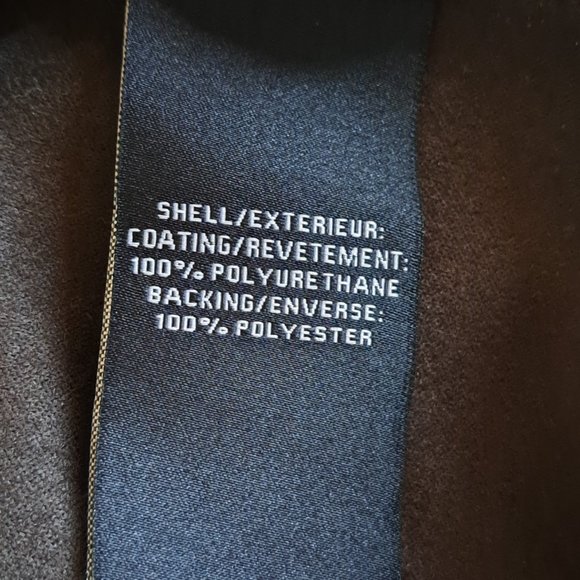 7 For All MANKIND faux leather SHIRT DRESS Sz Large SNAP BUTTONS STUNNING COND. - Picture 10 of 12